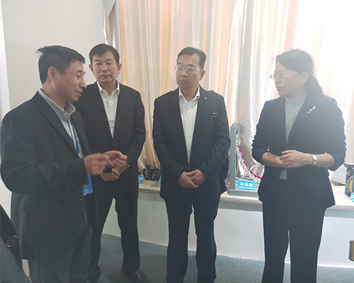 山东省枣庄市委常委 峄城区委书记于玉一行参观2UPBATE手机版公司展示厅(2019)